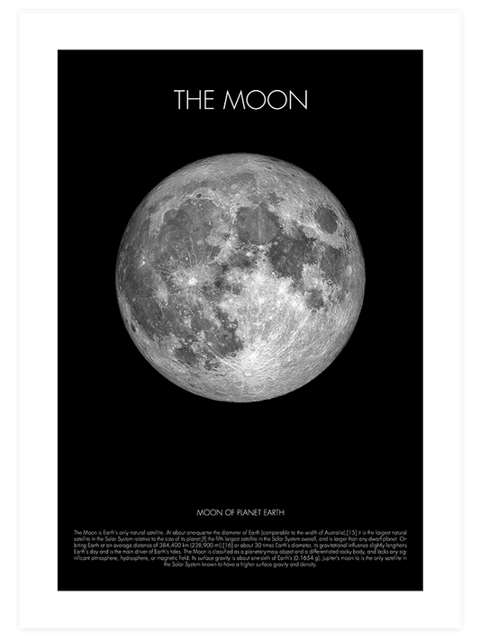 Moon Poster - Giclée Baskı
