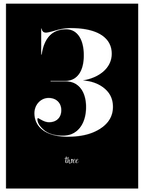 Three - Art Print