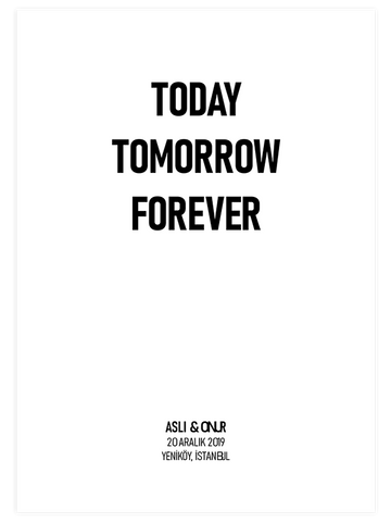 Forever Kişiye Özel - Art Print