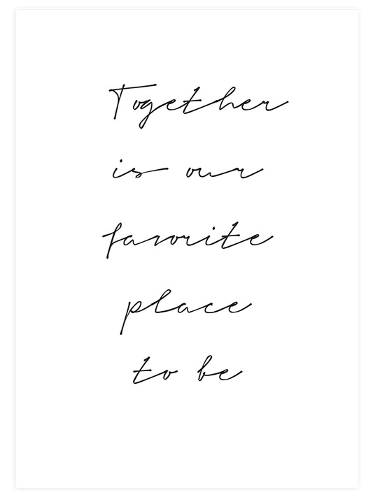 Together Poster - Giclée Baskı