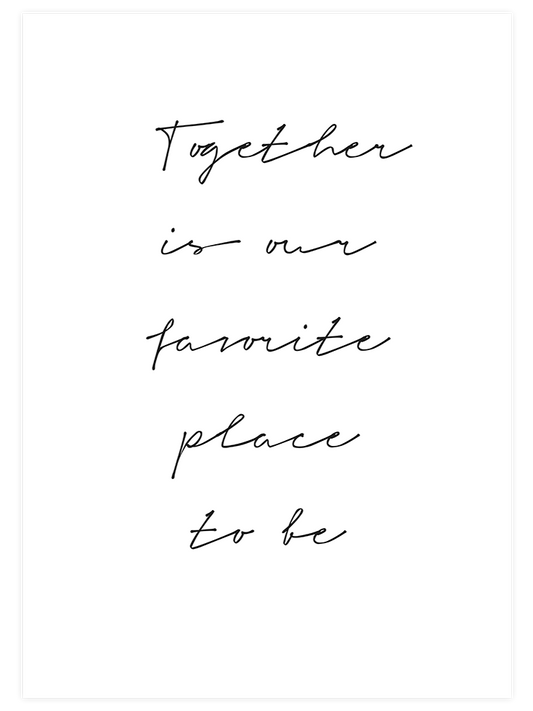 Together - Fine Art Poster