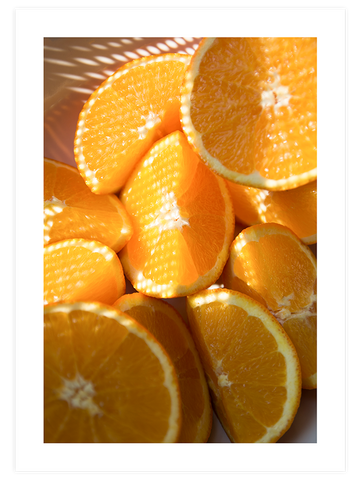 Portakal Dilimleri - Art Print