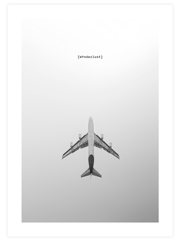Uçak - Art Print Fotoğraflar Poster