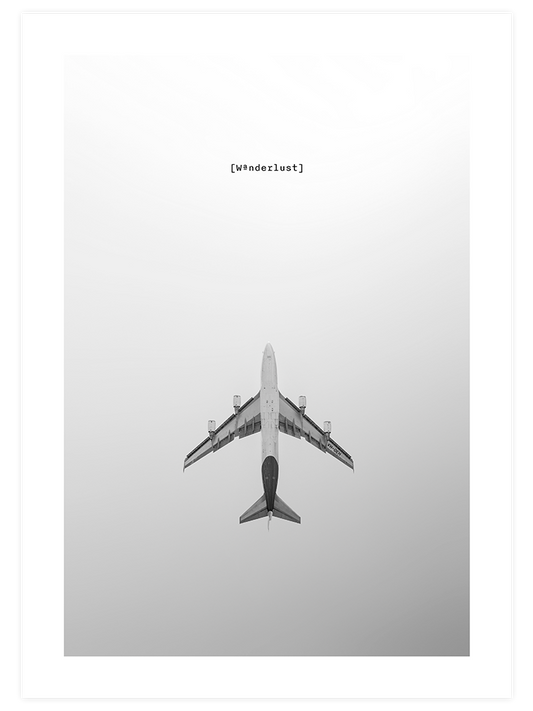 Uçak Poster - Giclée Baskı