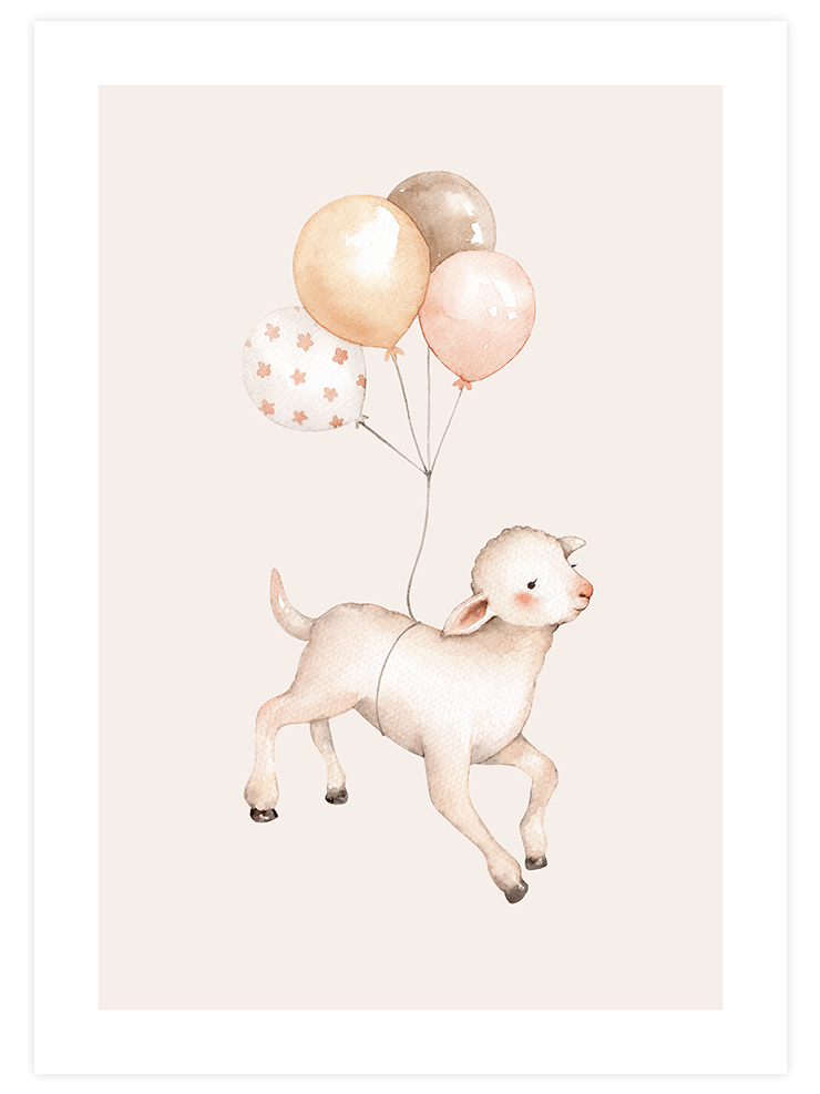 Uçan Kuzu - Art Print