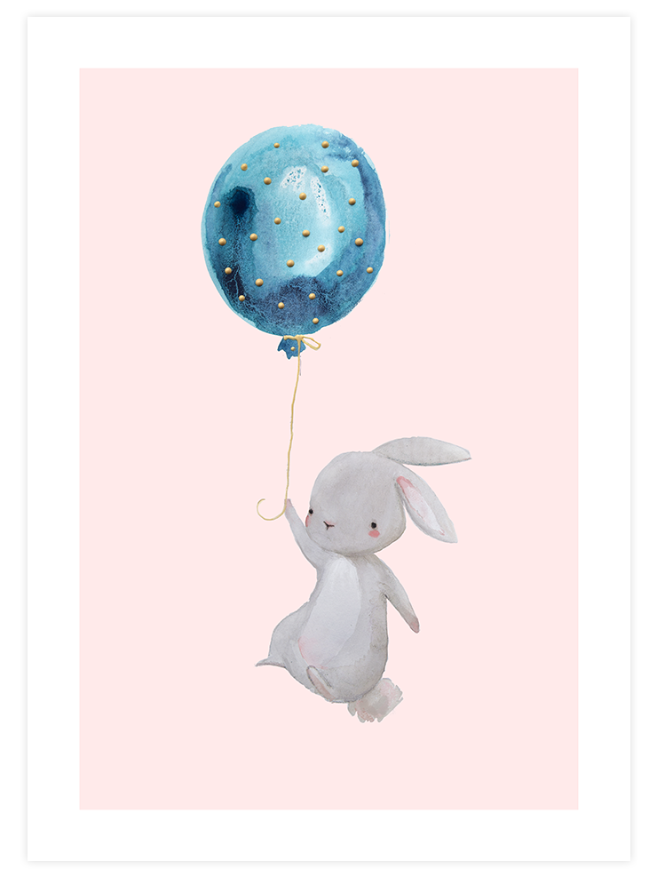 Uçan Tavşan - Art Print Ürün ana görseli