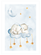 Uyuyan Fil - Art Print