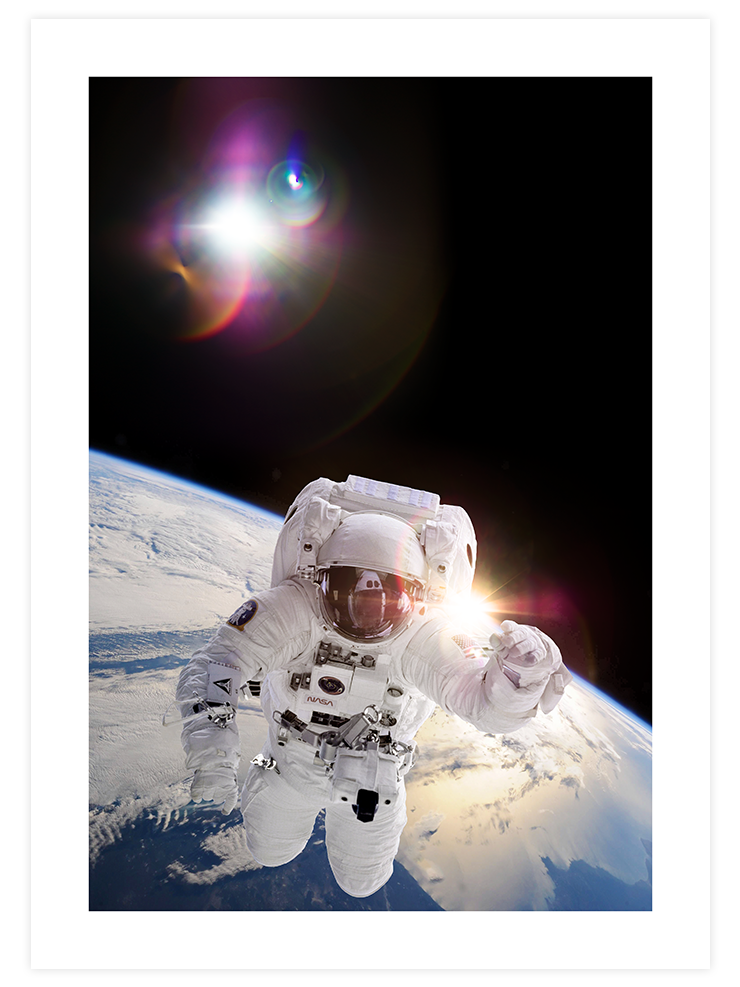 Uzay Yolculuğu N1 - Art Print