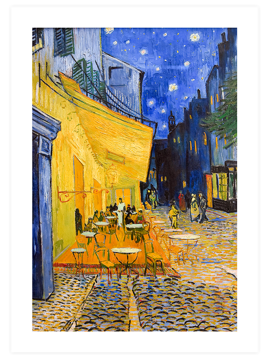 Van Gogh Gece Kahvesi̇ N2 - Art Print