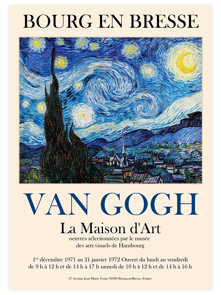 Van Gogh Afiş N1 - Art Print Ürün ana görseli