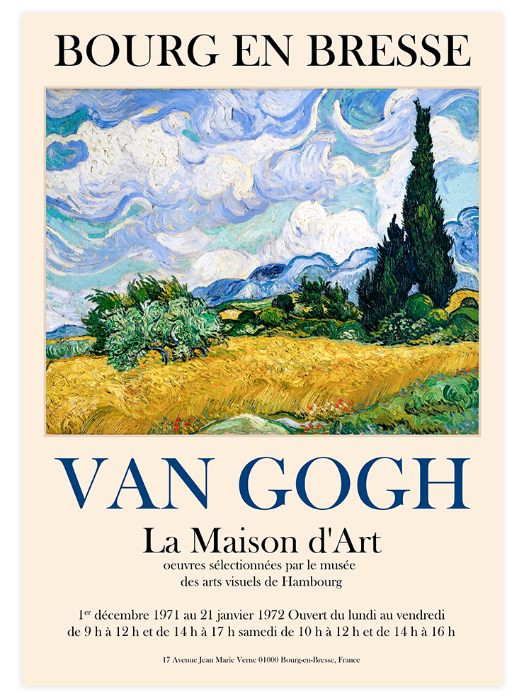 Van Gogh Afiş N3 - Art Print Ürün ana görseli