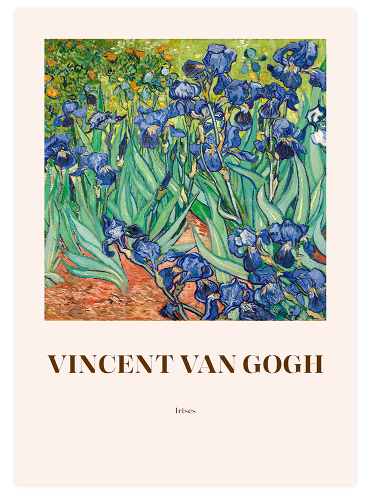 Van Gogh Irises - Art Print Ürün ana görseli