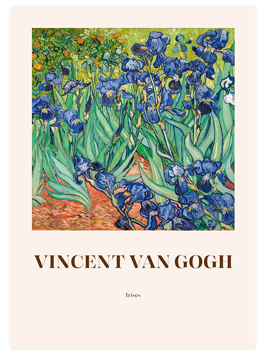 Van Gogh Irises - Art Print