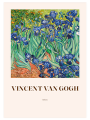 Van Gogh Irises - Fine Art Poster