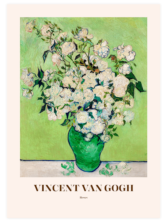 Van Gogh Roses - Art Print