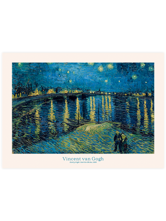 Van Gogh Starry Night Over The Rhone - Fine Art Poster