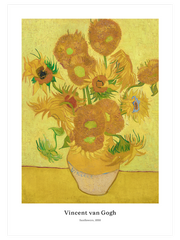Van Gogh Sunflowers (Ayçiçekleri) N2 Poster - Giclée Baskı