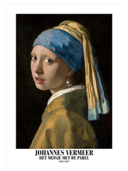 Vermeer İnci Küpeli Kız - Fine Art Poster