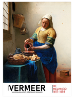 Vermeer The Milkmaid Afiş - Art Print