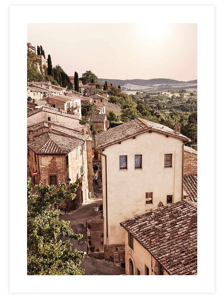 Villaggio in Italia N2 - Art Print