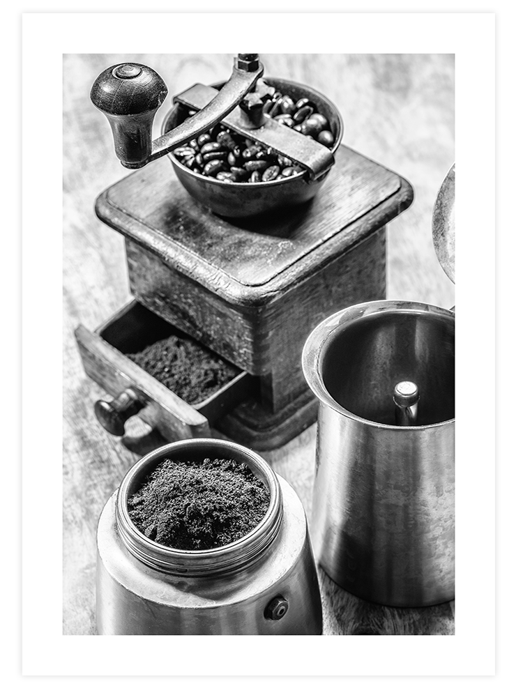 Vintage Coffee - Art Print Ürün ana görseli