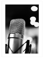 Vintage Mikrofon - Art Print