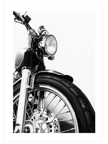Vintage Motosiklet - Art Print