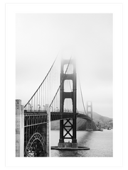 Vintage San Fransisco Poster - Giclée Baskı