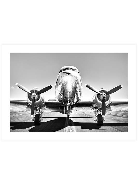 Vintage Uçak - Fine Art Poster