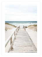 Way to the Beach - Art Print