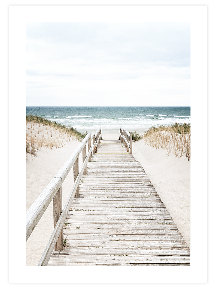 Way to the Beach - Art Print