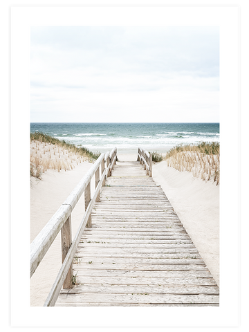 Way to the Beach - Art Print