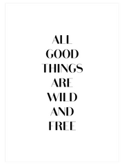Wild and Free - Fine Art Poster