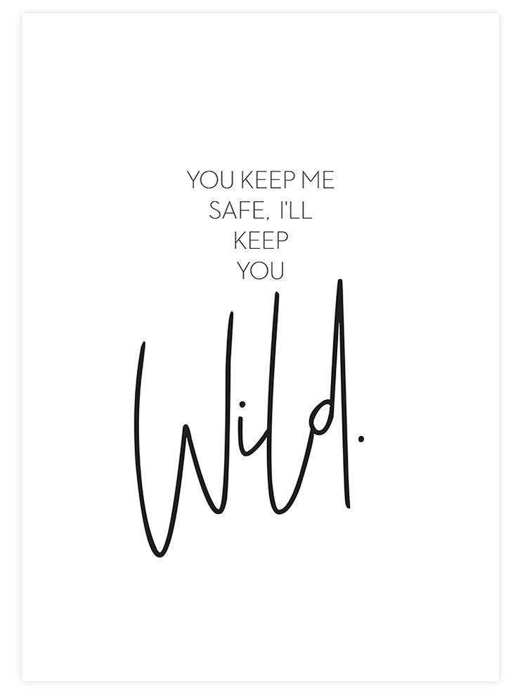 Wild - Art Print  Poster