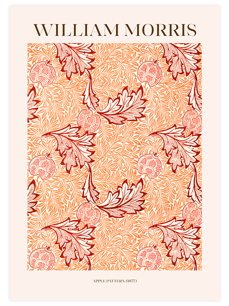 William Morris Apple Pattern - Art Print
