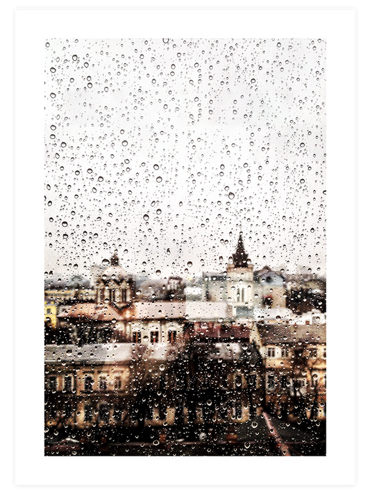 Yağmurlu Bi̇r Gün Poster - Giclée Baskı