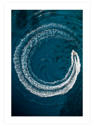 Yat Ve Deniz - Art Print