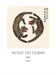 Yatsuo No Tsubaki Tigers - Fine Art Poster