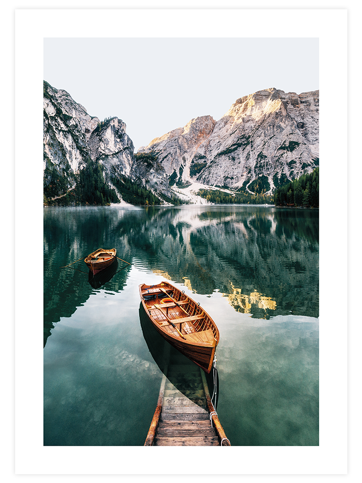 Yeşil Göl - Art Print Fotoğraflar Poster