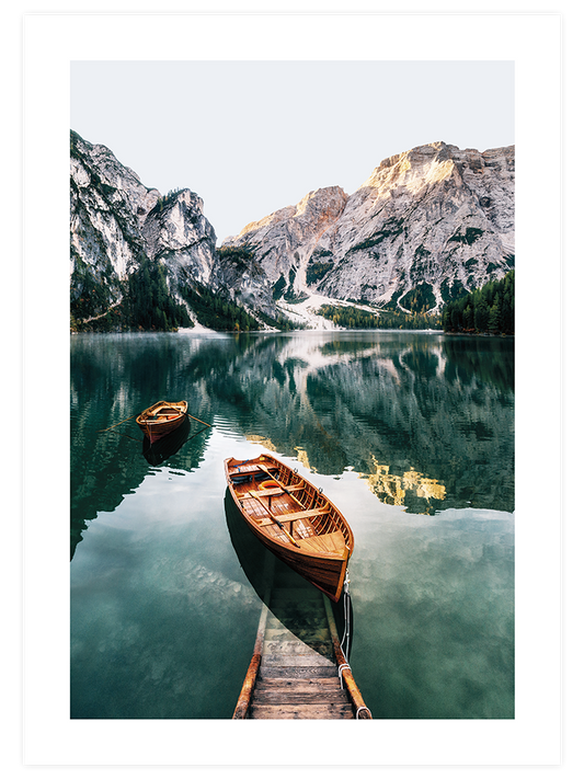 Yeşil Göl Poster - Giclée Baskı