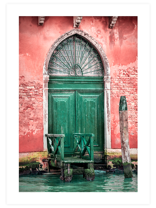 Yeşil Kapı Poster - Giclée Baskı