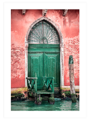 Yeşil Kapı Poster - Giclée Baskı