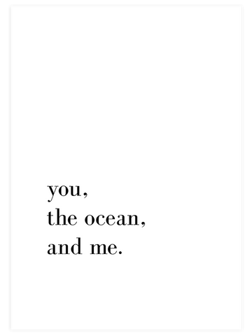 You and Me - Art Print