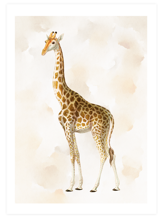 Zürafa N1 - Art Print
