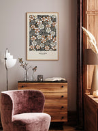 Bijutsu Sekai Floral Pattern - Art Print