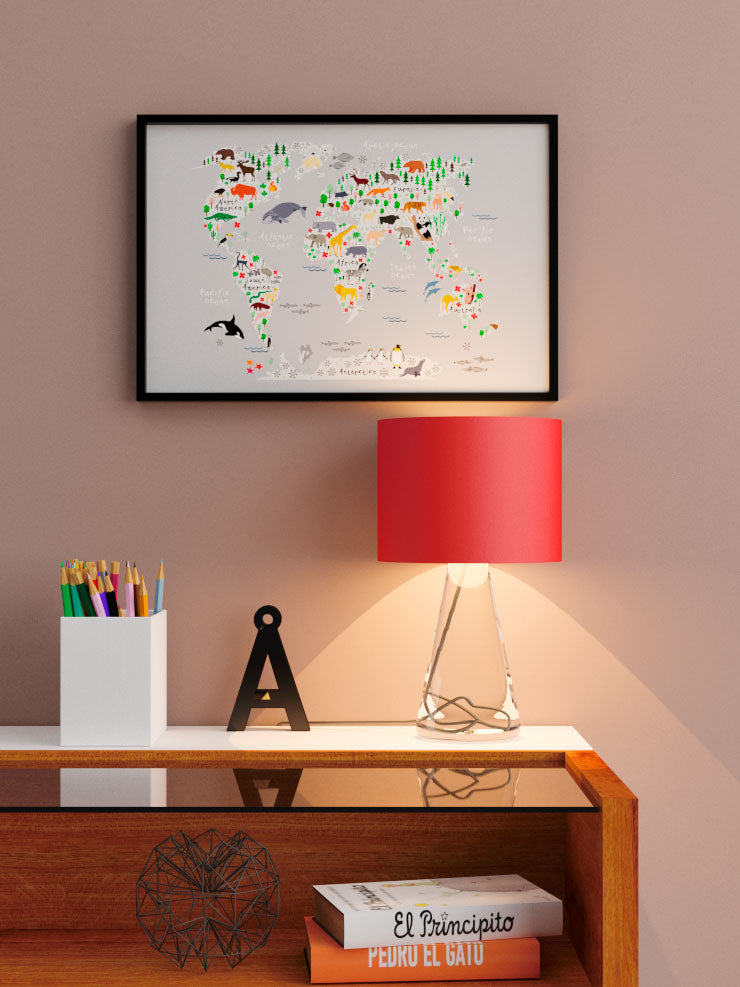 Hayvanlar Alemi - Art Print Ürün ikincil görseli