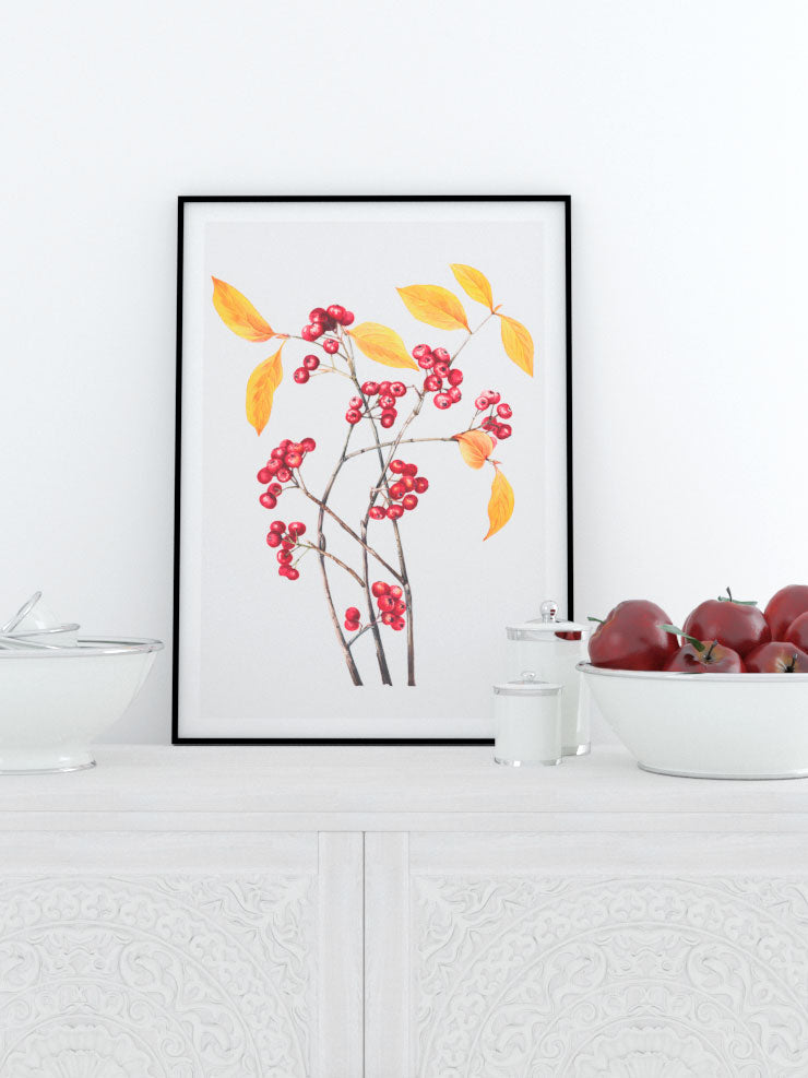 Dalında Meyve - Art Print Ürün ikincil görseli