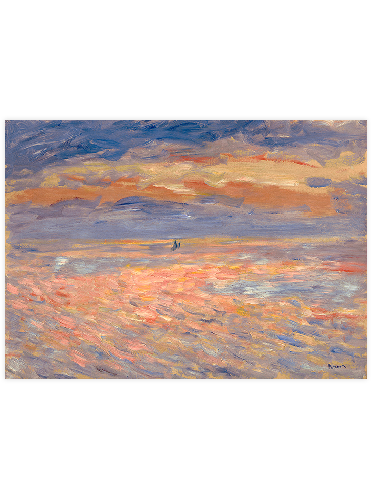 Pierre-Auguste Renoir Sunset - Art Print
