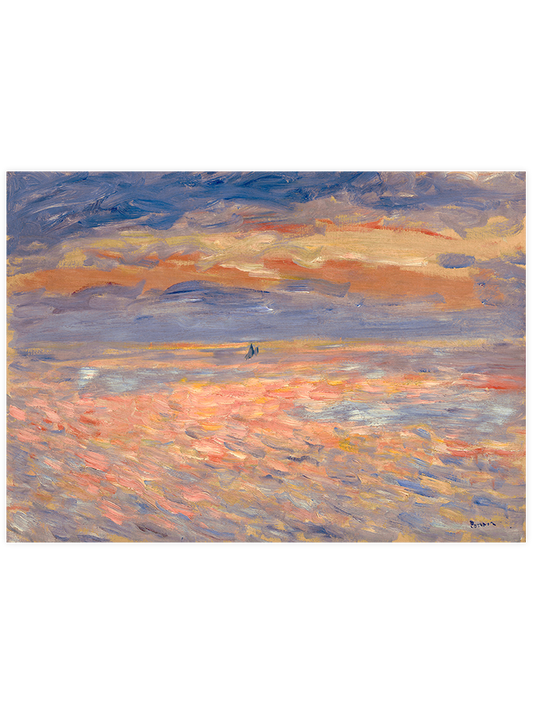 Pierre-Auguste Renoir Sunset Poster - Giclée Baskı