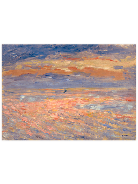 Pierre-Auguste Renoir Sunset - Fine Art Poster